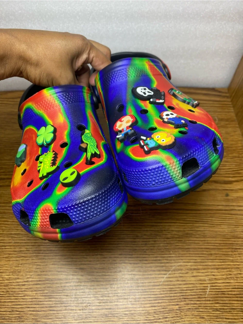 Crocs Classic Clog Solarized Tied Dye Multi Color Unisex Men’s Size 10 Women 12